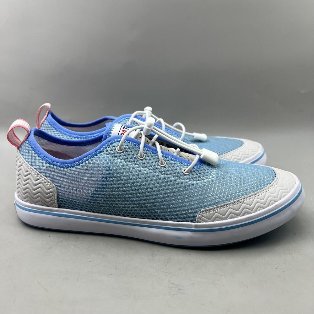 XTRATUF Riptide Water Shoes Women Size 11 Blue Mesh Comfort Deck Sneakers NEW